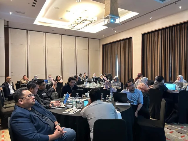Participants in a Budi Kencana professional AI training session