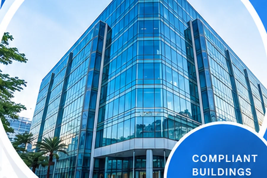Commercial building for energy compliance assessment