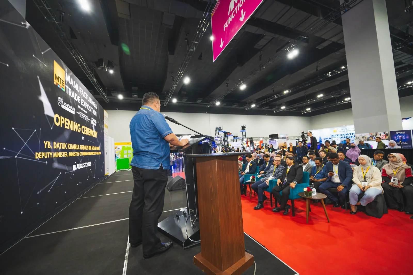 Industry audience at the Malaysia Technology Expo